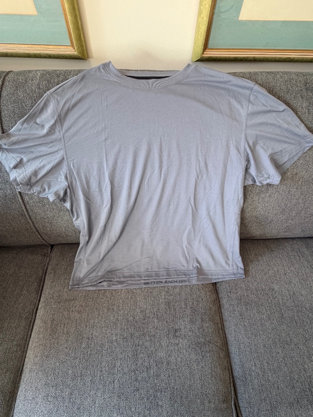 lululemon athletica Men’s Short Sleeve Tee in Light Gray